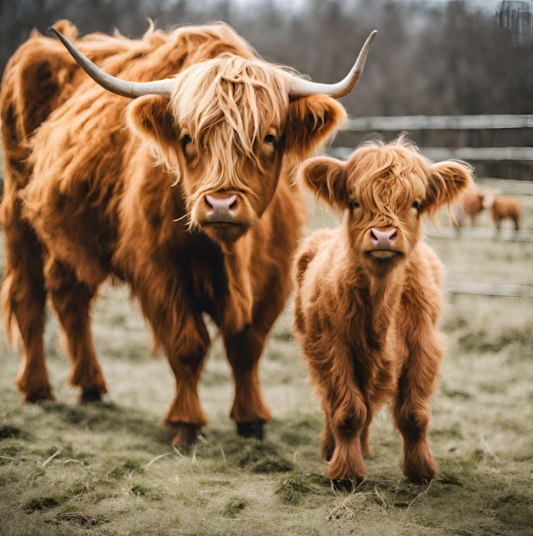 Raising a Highland Cow Baby: Merida's Enchanting Birth Unveiled