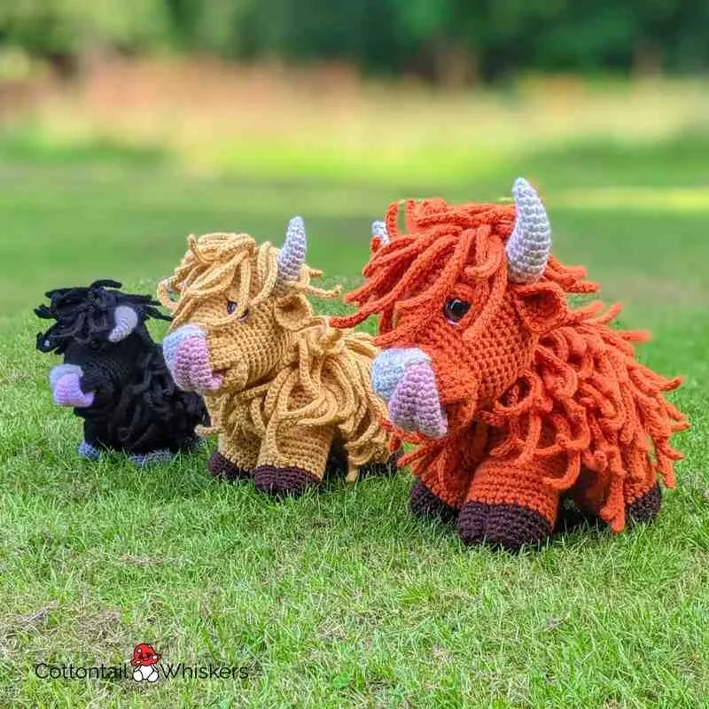 13 Favorite Highland Cow Crochet Patterns