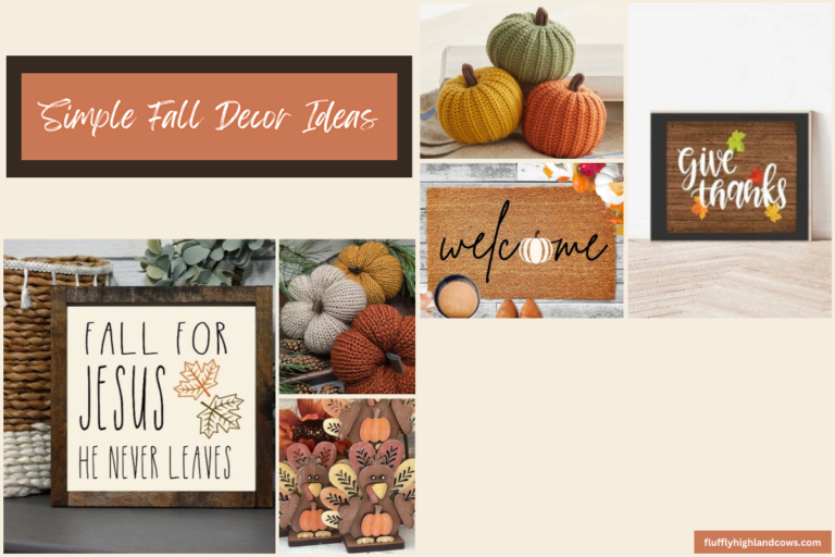 Simple Fall Home Decor Ideas