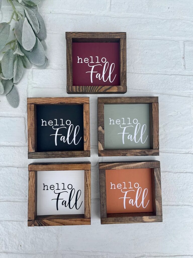 fall wall sign - etsy